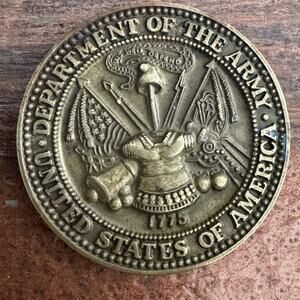 US Army Adjutant General's Corps Regiment 1987 Coin Medal